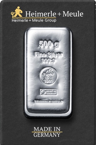 Heimerle + Meule 500 g Silver Bar