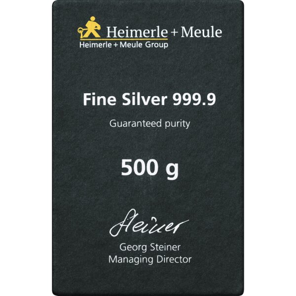 Heimerle + Meule 500 g Silver Bar